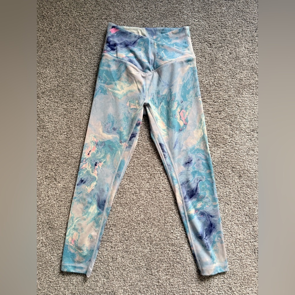 Victoria's Secret Blue Swirl Leggings